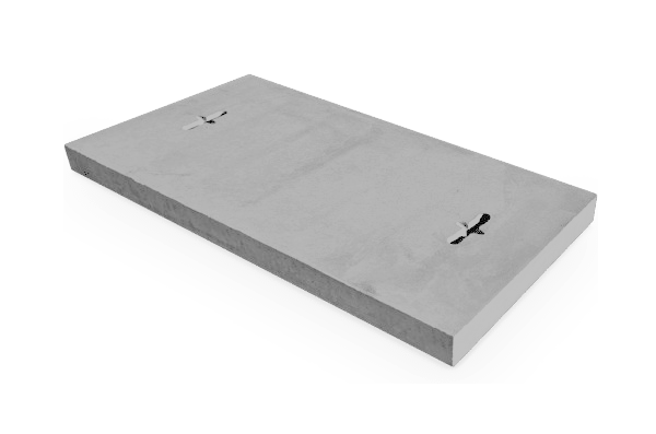 Tapa rectangular para arqueta de paso